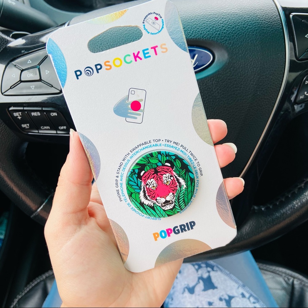 NWT Popsockets tropical tiger pop socket
